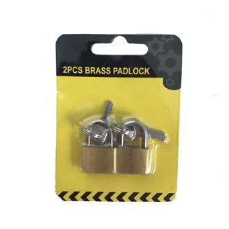 Brass PadLock 20mm 2Pcs